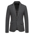 Clifford Signature Wool Blend One-Button Blazer