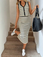Léa Summer Vest & Slit Skirt Set