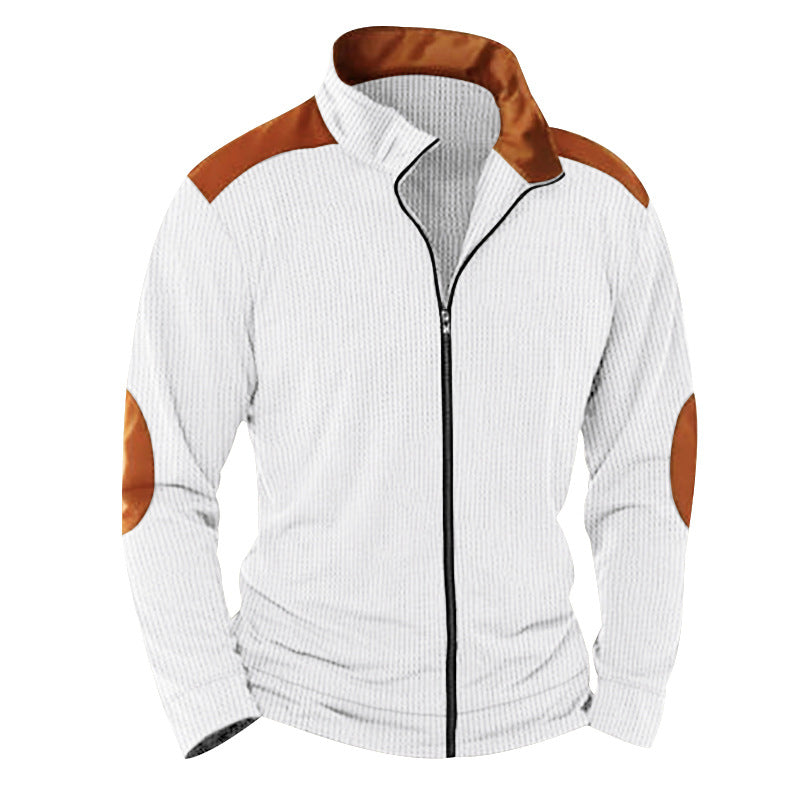 Blake Holloway Ribbed Knit Zip-Up Jacket