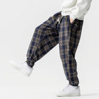 Urban Theory Plaid Baggy Jogger Pants