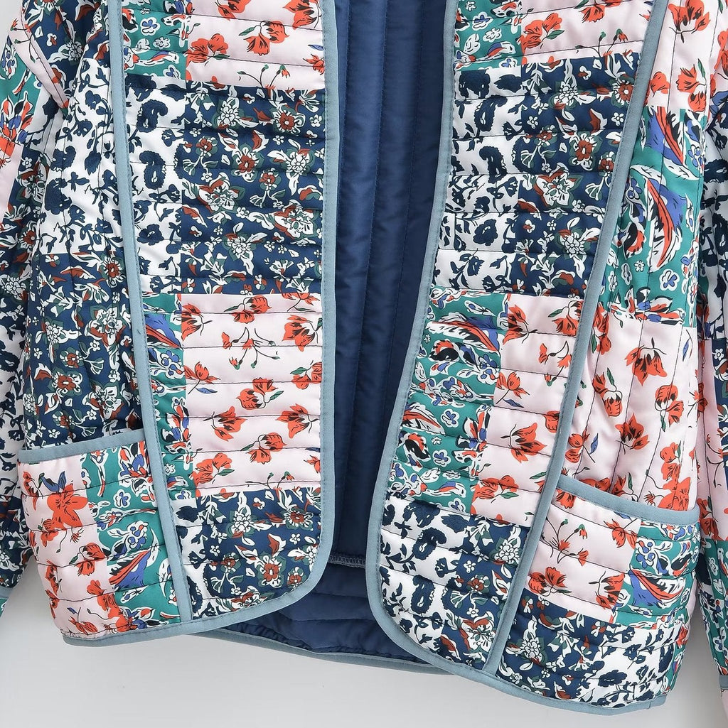 Avéra Open Front Quilted Layering Jacket