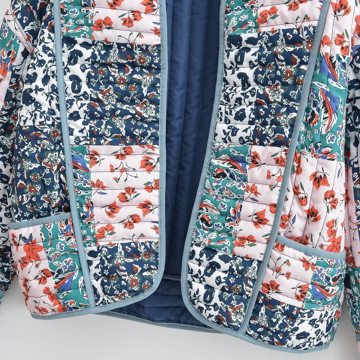 Avéra Open Front Quilted Layering Jacket