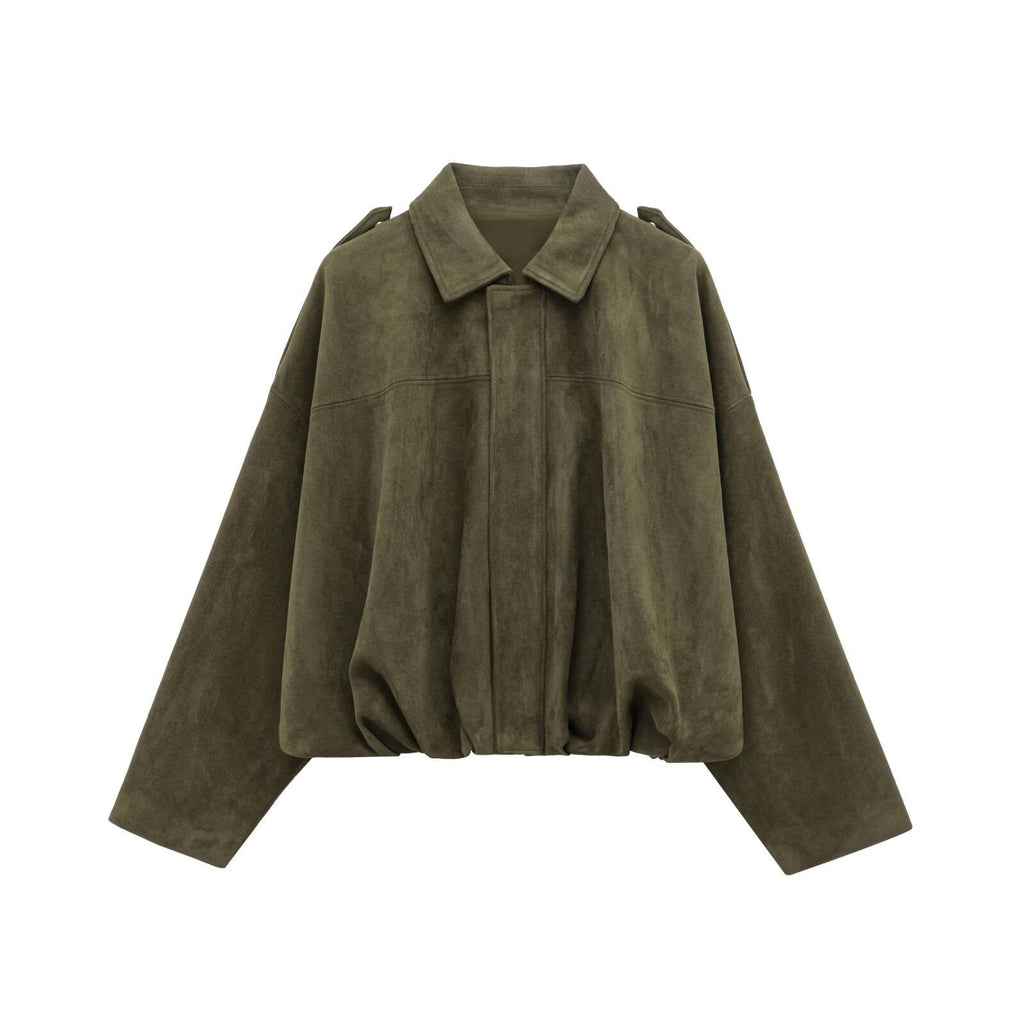 Léa Lightweight Bat Sleeve Bomber Jacket