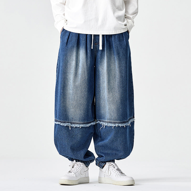 Urban Theory Vintage Japanese Baggy Washed Denim Jeans