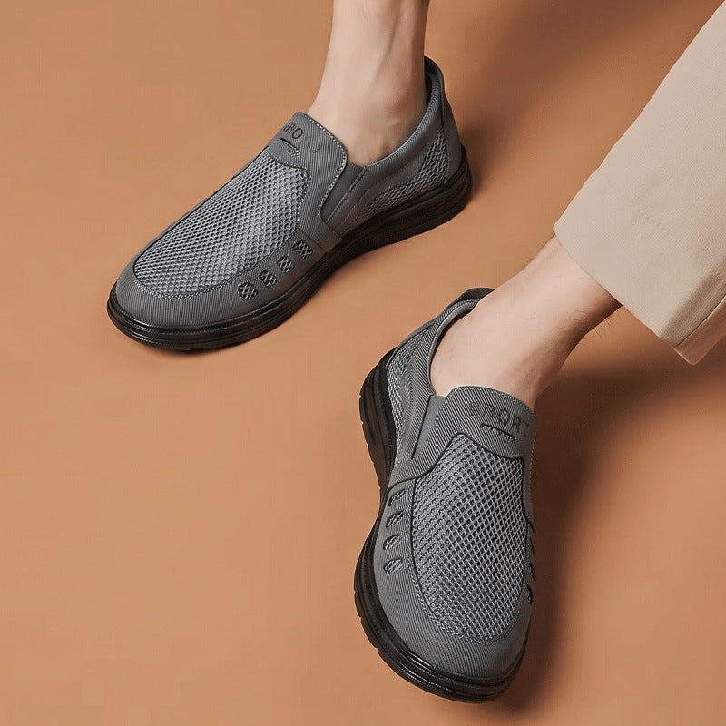 Grant Ellison Mesh Slip-On Penny Loafers