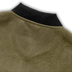 Clifford Minimal Suede Bomber Jacket