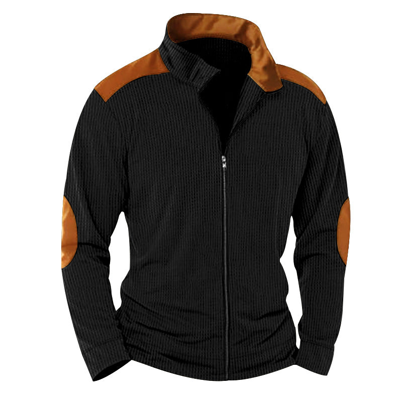 Blake Holloway Ribbed Knit Zip-Up Jacket