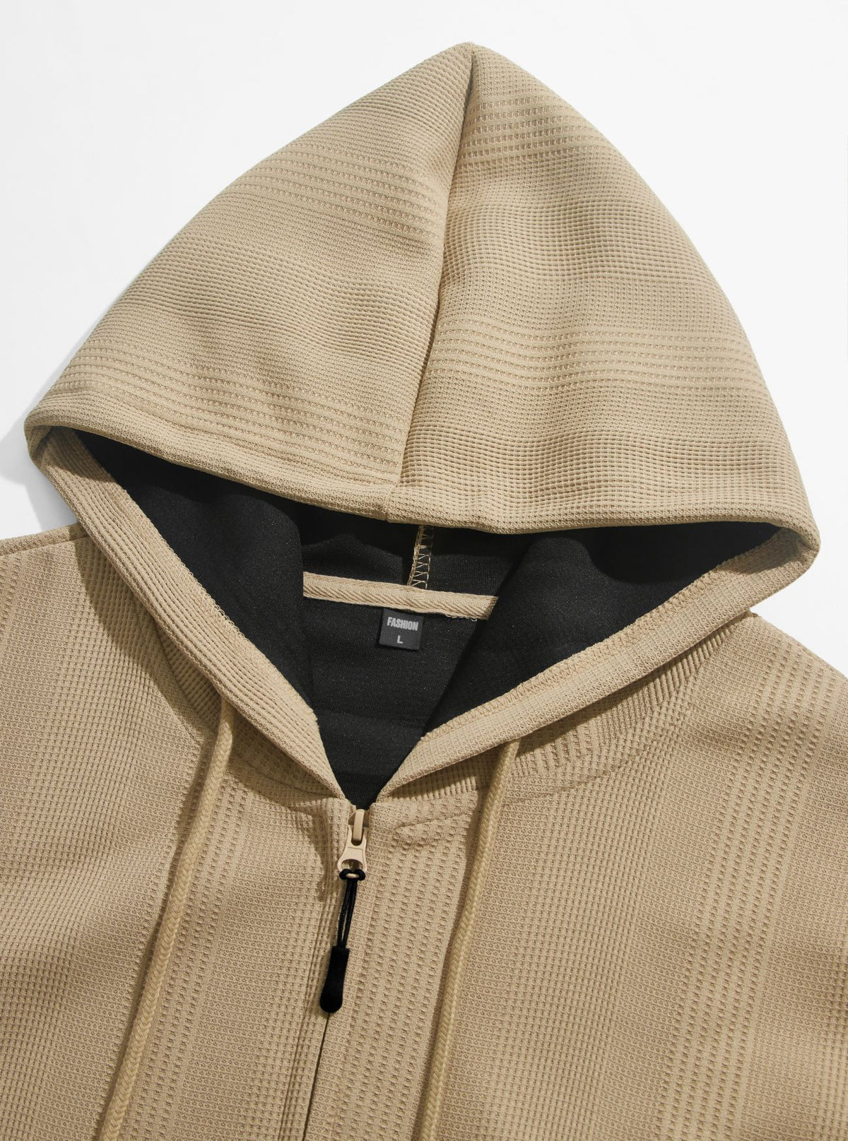 Sterling Waffle Knit Full-Zip Hoodie