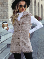 Léa Women's Velvety Plush Mid-Length Warm Vest