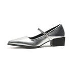 Élise French Pointed Toe Mary Jane Heels