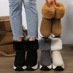 Élise Fur Lined Vegan Suede Boots