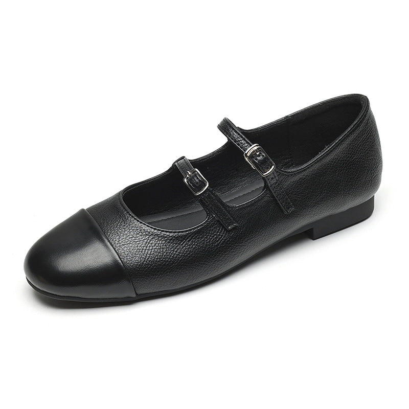 Élise French Vintage Ballet Mary Jane Flats
