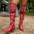 Élise Western Cowboy Knee High Boots
