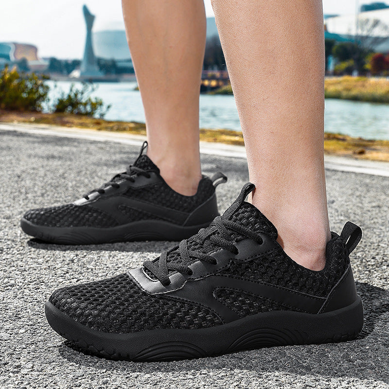 Landstrider Breathable Mesh Wide-Toe Walking Sneakers