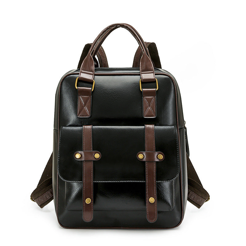 Nova Vintage Vegan Leather Laptop Backpack