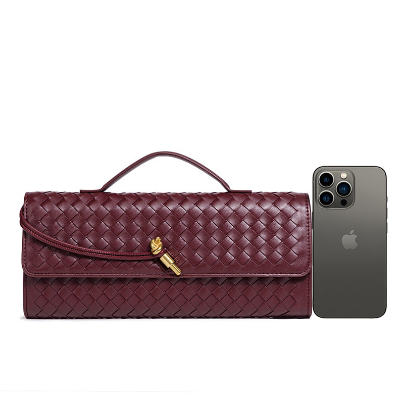 Élise Vegan Leather Baguette Clutch Bag
