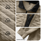 Sterling Diamond Quilt Stand Collar Top