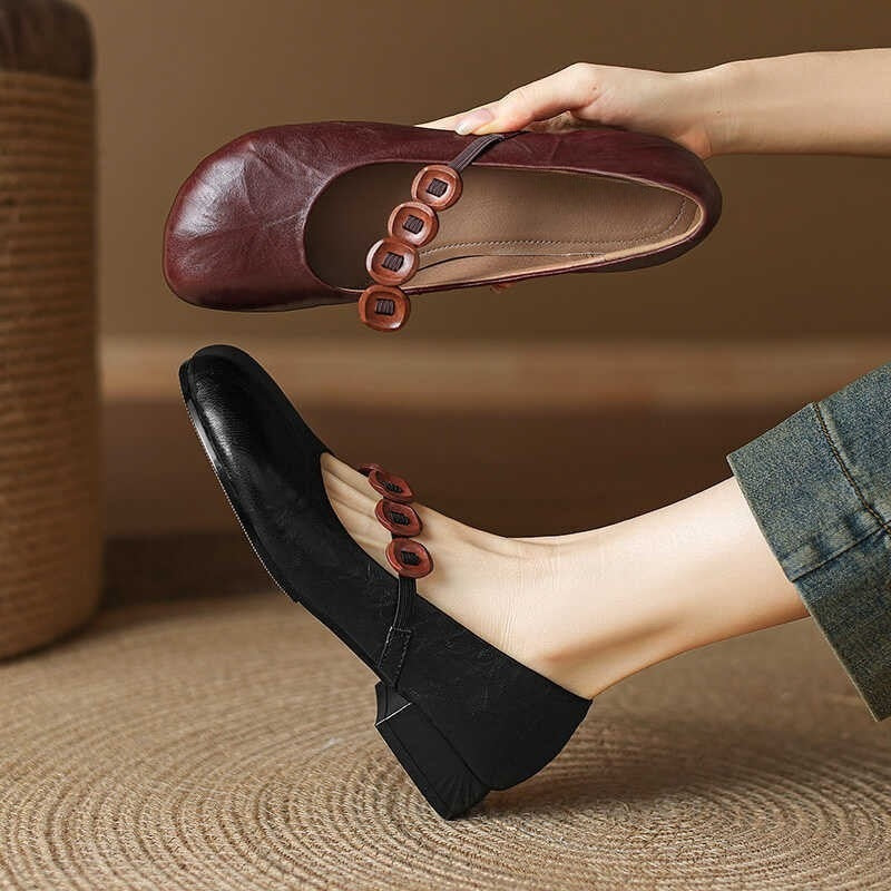 Élise Frenchie Vintage Mary Jane Flats