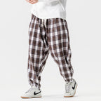 Urban Theory Plaid Baggy Jogger Pants