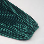 Maren Ribbed Velvet Mini Dress
