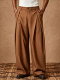 Daniel Brooks Pleated Wide Leg Slacks
