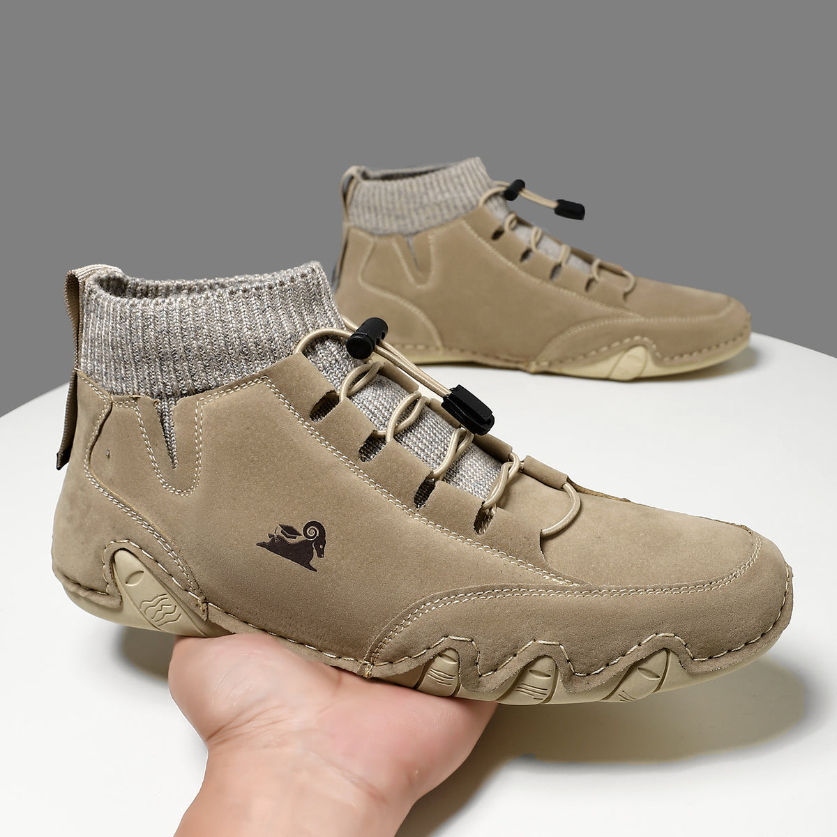 Stryde Maverick Sock Knit Slip-On Boots