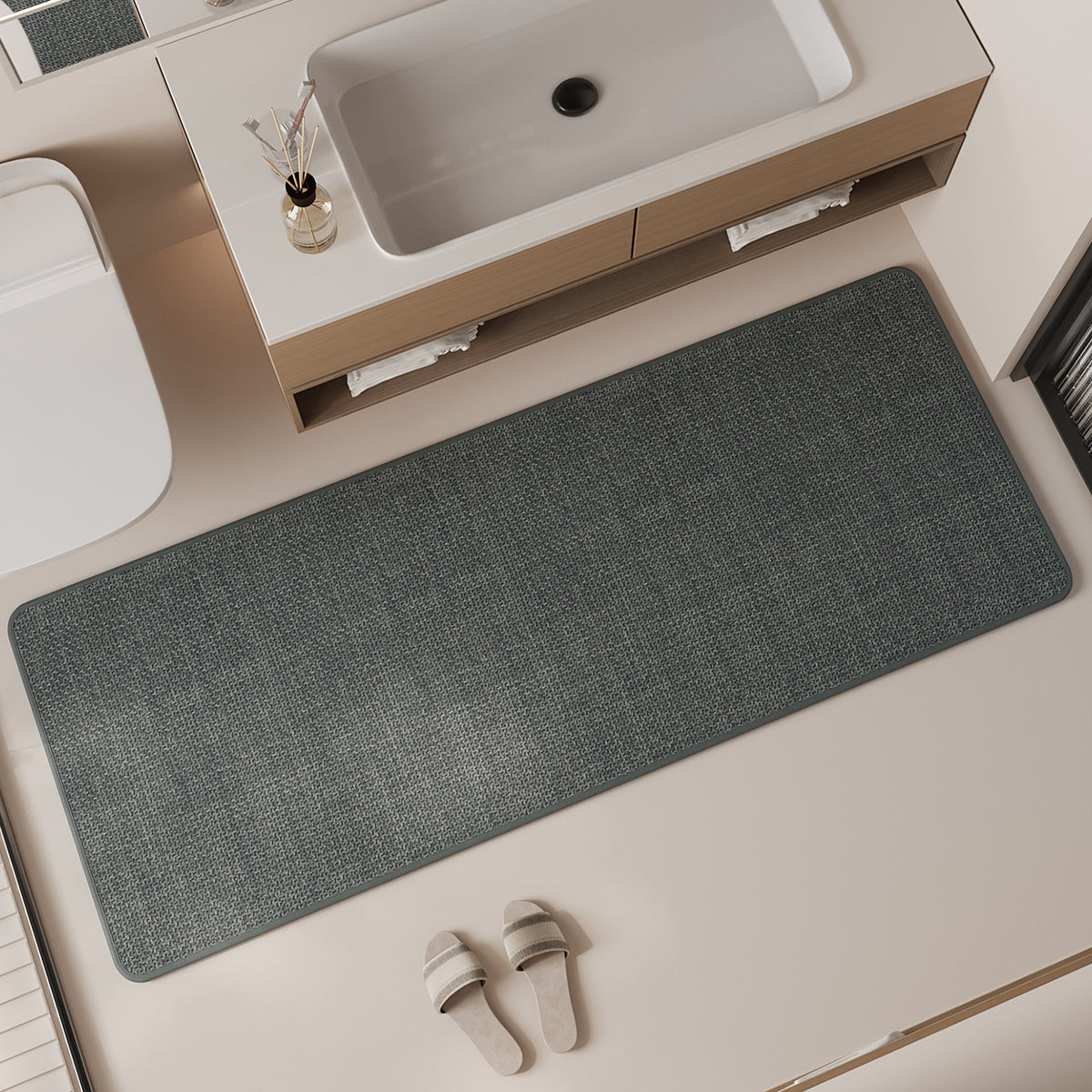 Thise Woven Quick-Dry Long Bath Mat