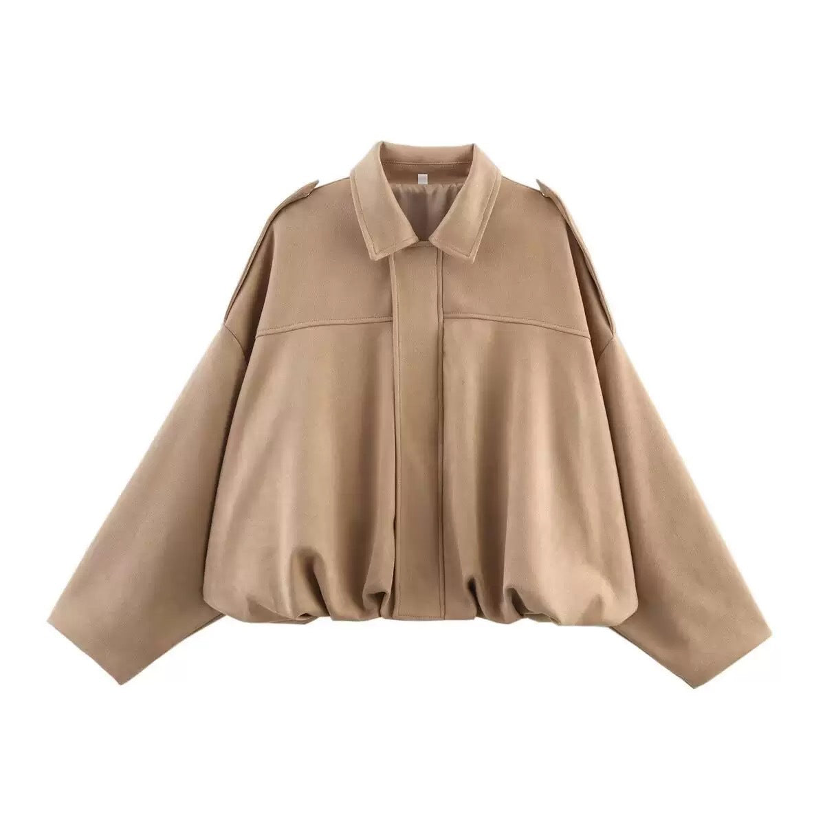 Léa Lightweight Bat Sleeve Bomber Jacket