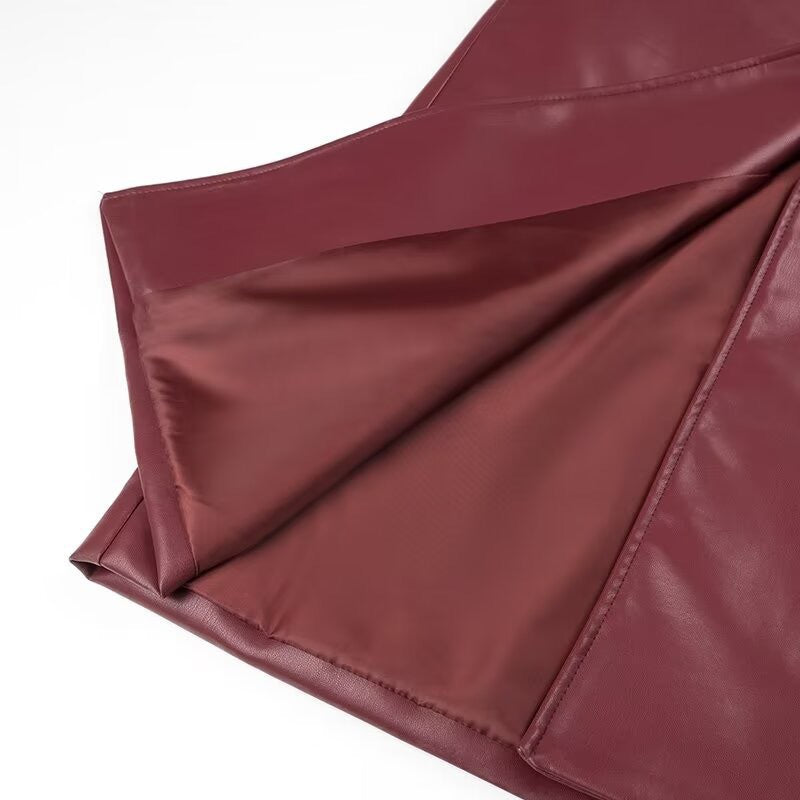 Léa Signature Vegan Leather Trench Coat