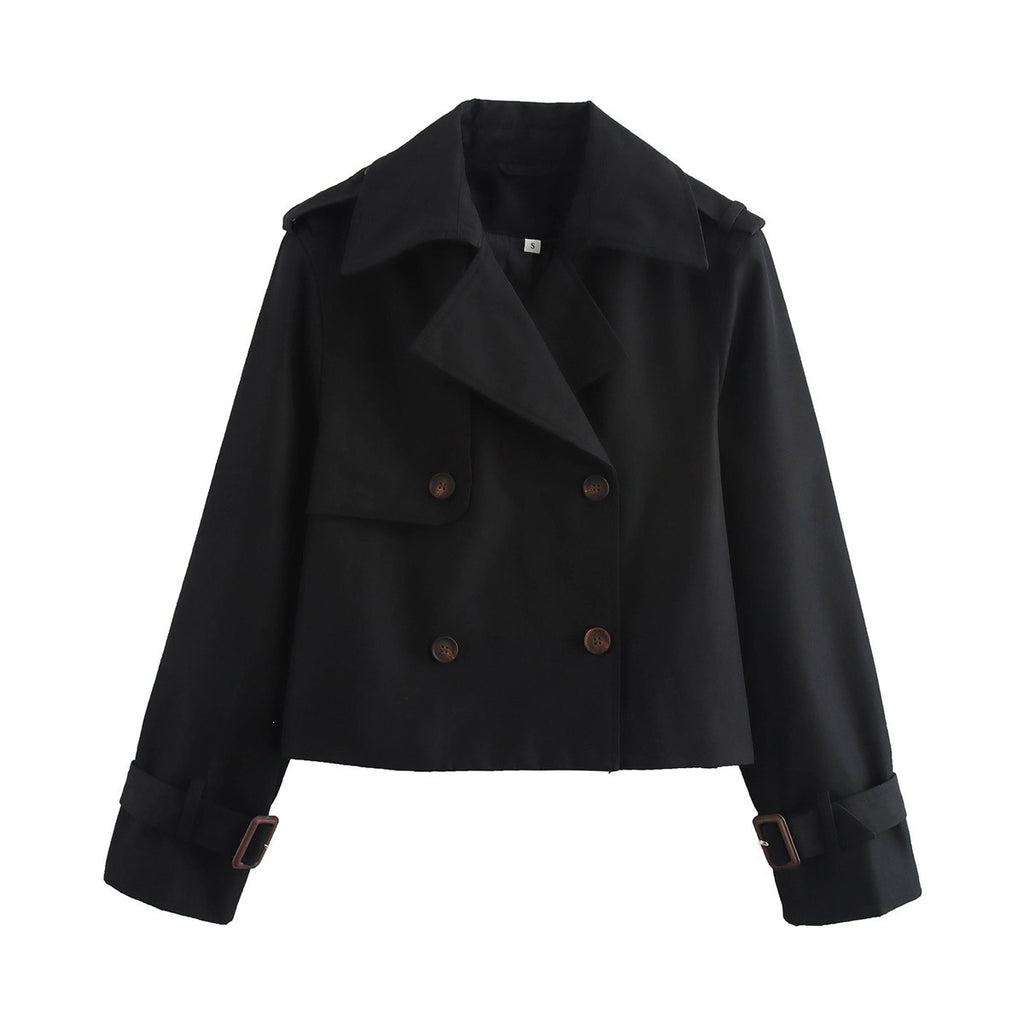 Léa Lightweight Crop Trench Coat