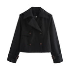 Léa Lightweight Crop Trench Coat