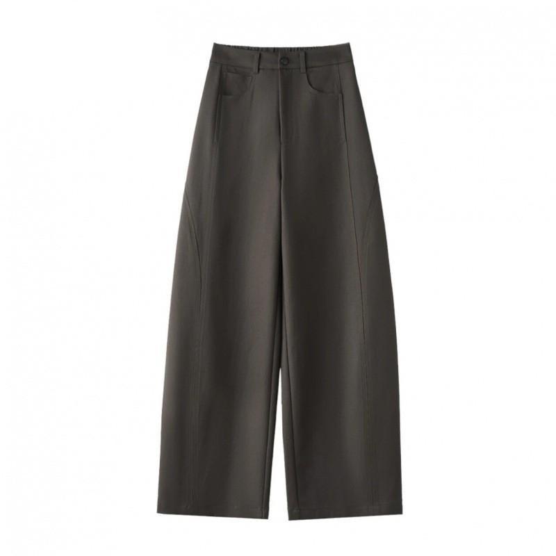 Luciel High-Waist Curved Palazzo Trousers