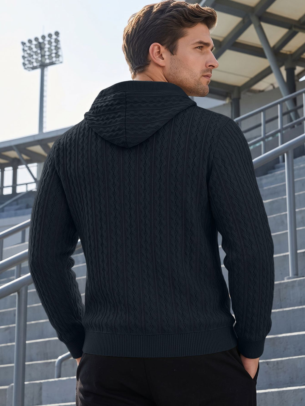 Clifford Urban Twist Knit Hoodie