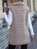 Léa Women's Velvety Plush Mid-Length Warm Vest
