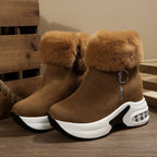 Élise Fur Lined Vegan Suede Boots