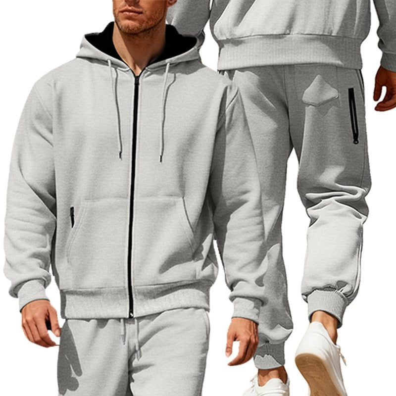 Axel Active Performance Fleece Zip-Up Hoodie & Jogger Set