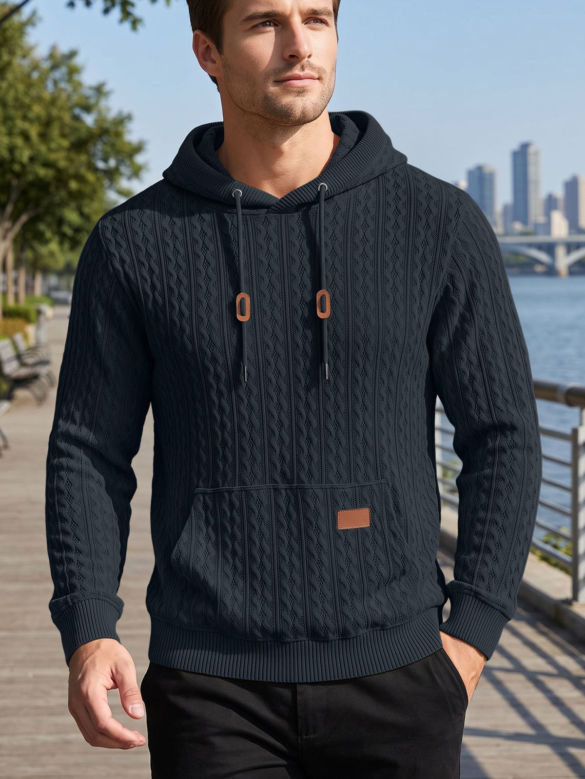 Clifford Urban Twist Knit Hoodie