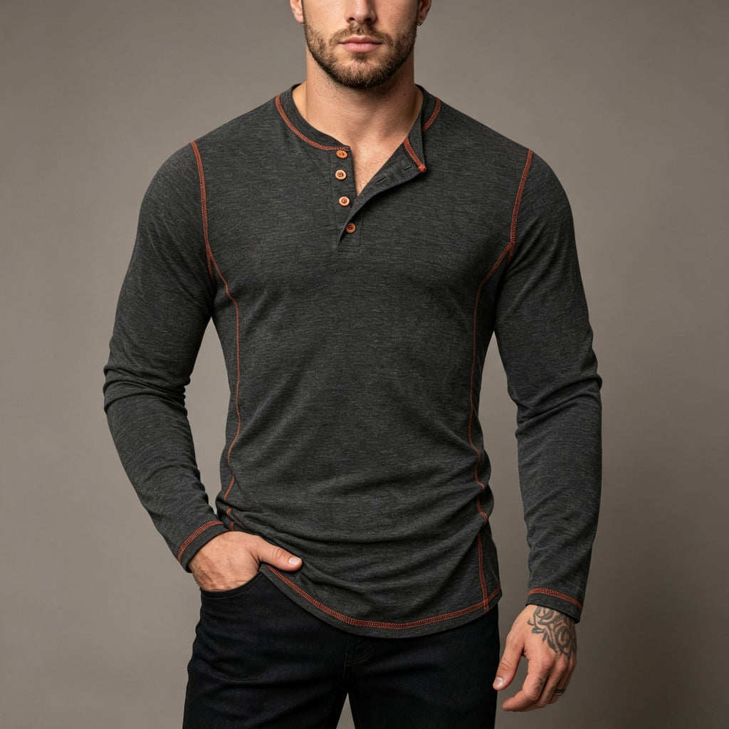 Daniel Brooks Vintage Henley Shirt