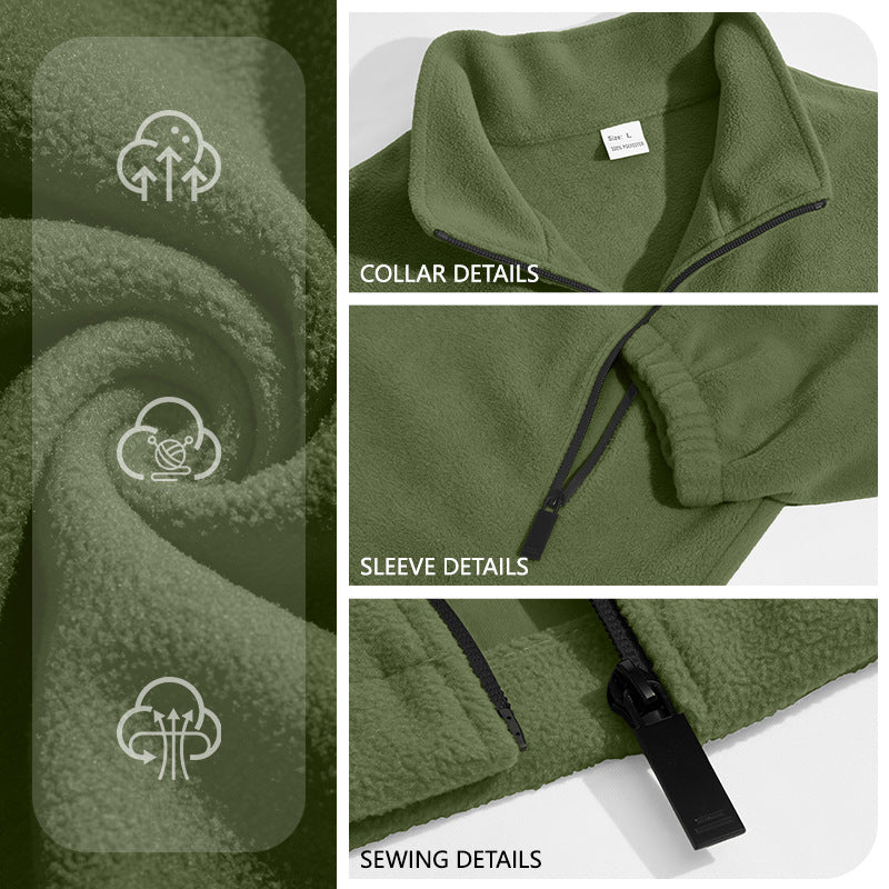 Blake Holloway Microfleece Zip-Up Lightweight Jacket