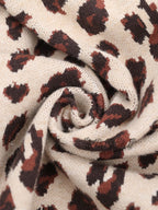 Léa Savannah Leopard Mid Collar Long Sleeve