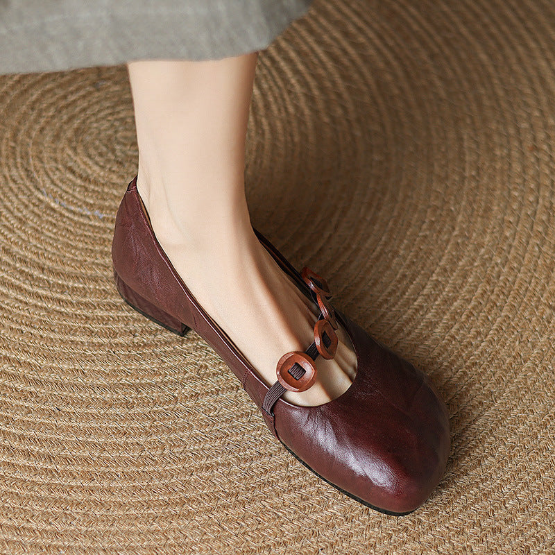 Élise Frenchie Vintage Mary Jane Flats