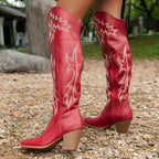 Élise Western Cowboy Knee High Boots