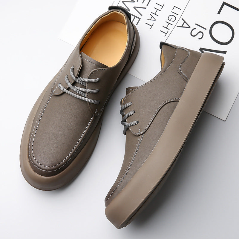 Clifford Leather Moc Toe Derby Shoe