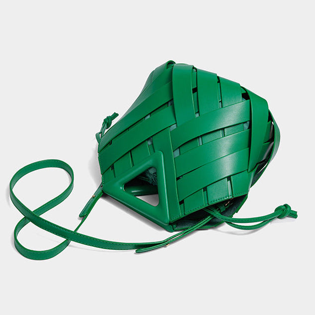 Élise Woven Vegan Leather Handbag