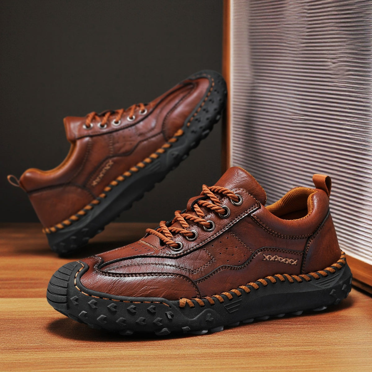 Brandon Grip Tread Stitched Walking Shoe