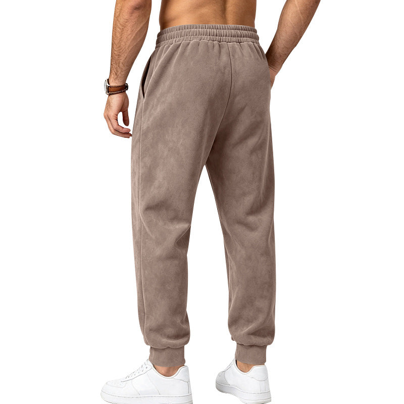 Stryde Suede-Look Performance Gym Joggers