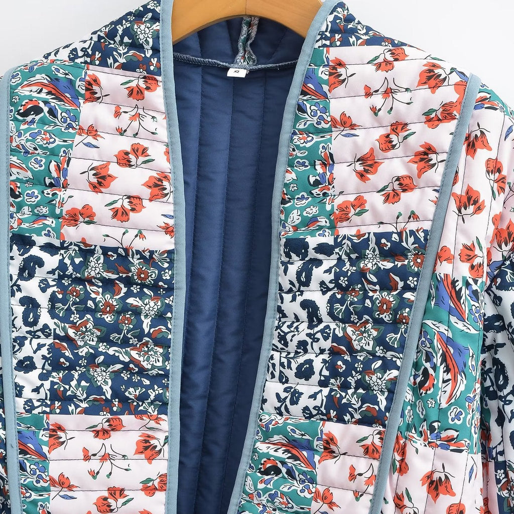 Avéra Open Front Quilted Layering Jacket
