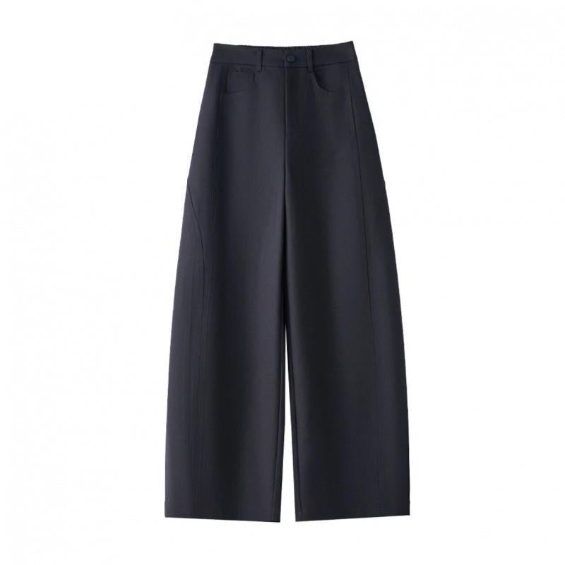 Luciel High-Waist Curved Palazzo Trousers