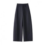 Luciel High-Waist Curved Palazzo Trousers