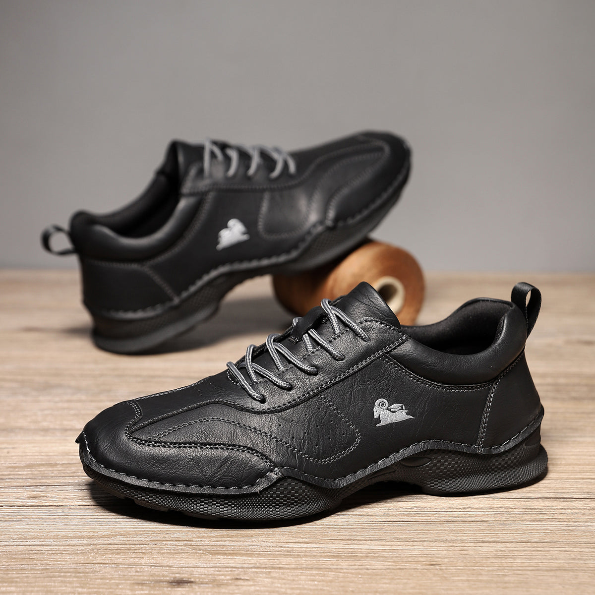 Grant Vintage Stitched Comfort Lace-Ups